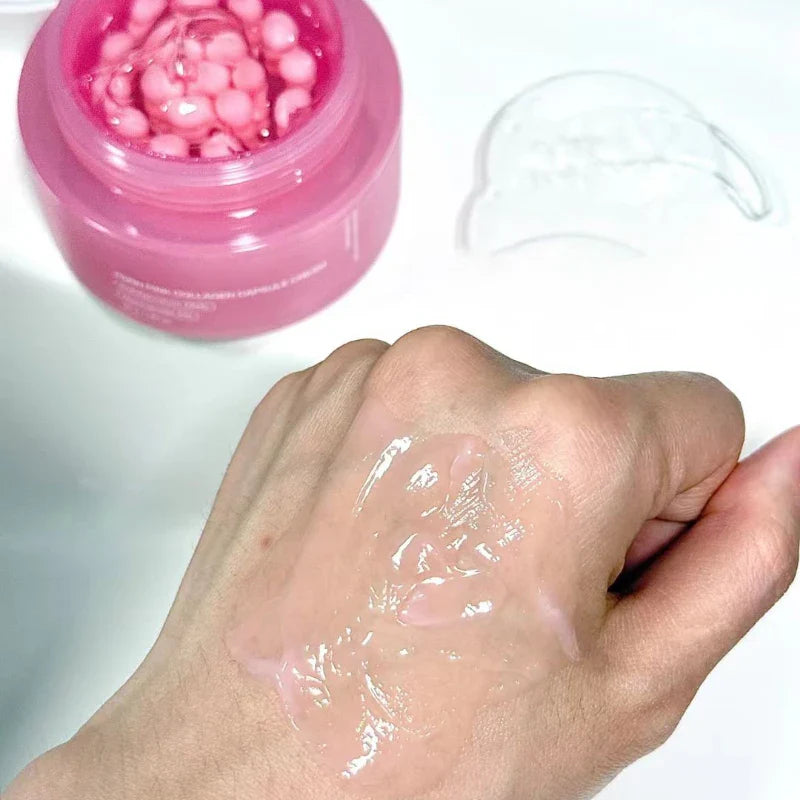 Crema Facial Rosada de Colágeno