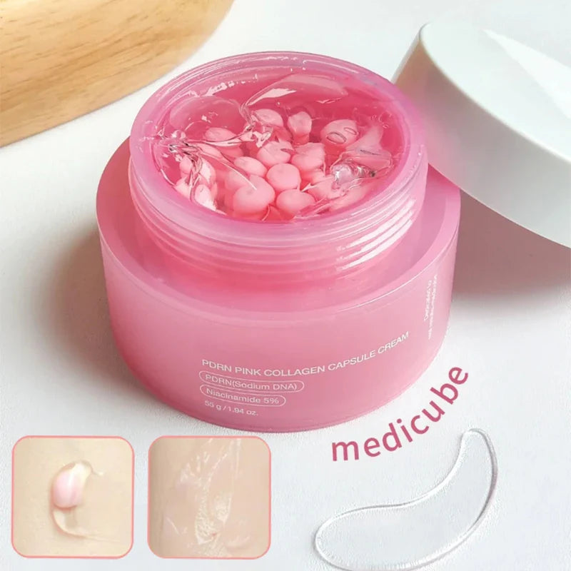 Crema Facial Rosada de Colágeno