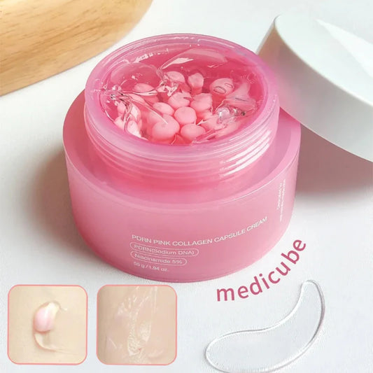 Crema Facial Rosada de Colágeno
